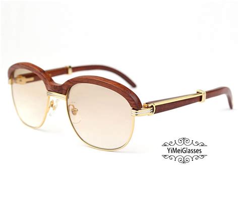 cartier wood sunglasses|wood cartier glasses on face.